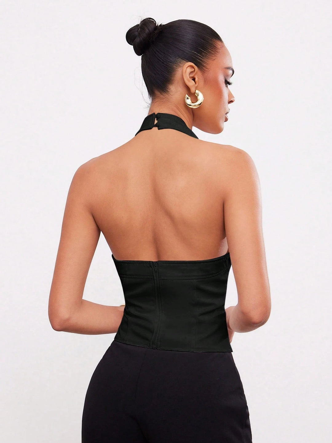 Top SHEIN, negru