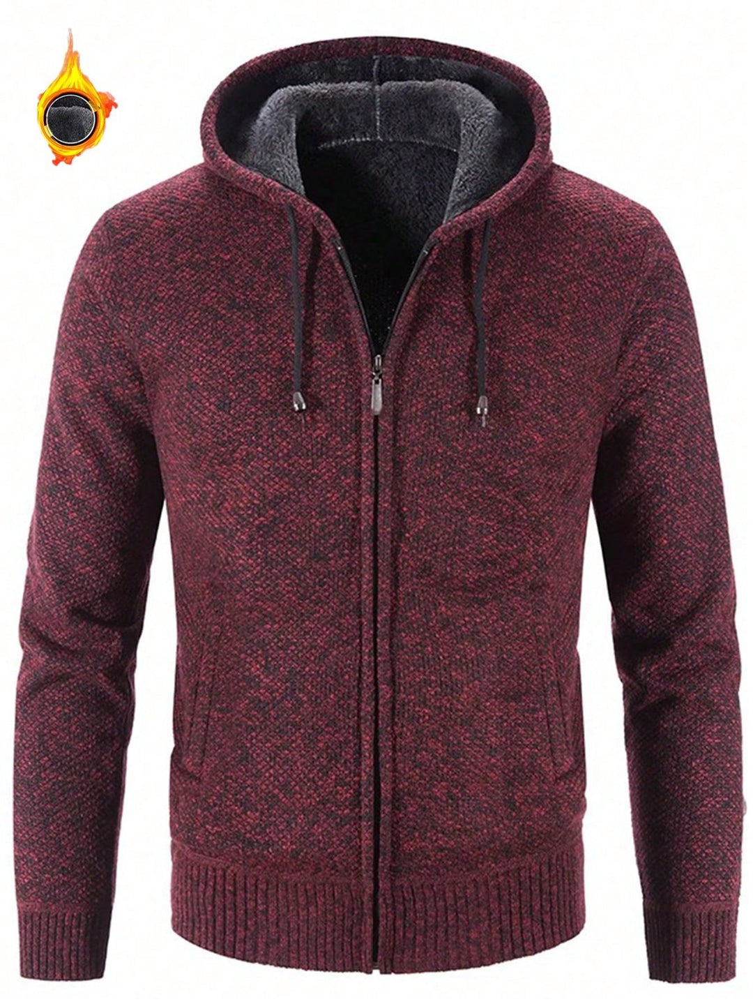 Cardigan SHEIN, vișiniu