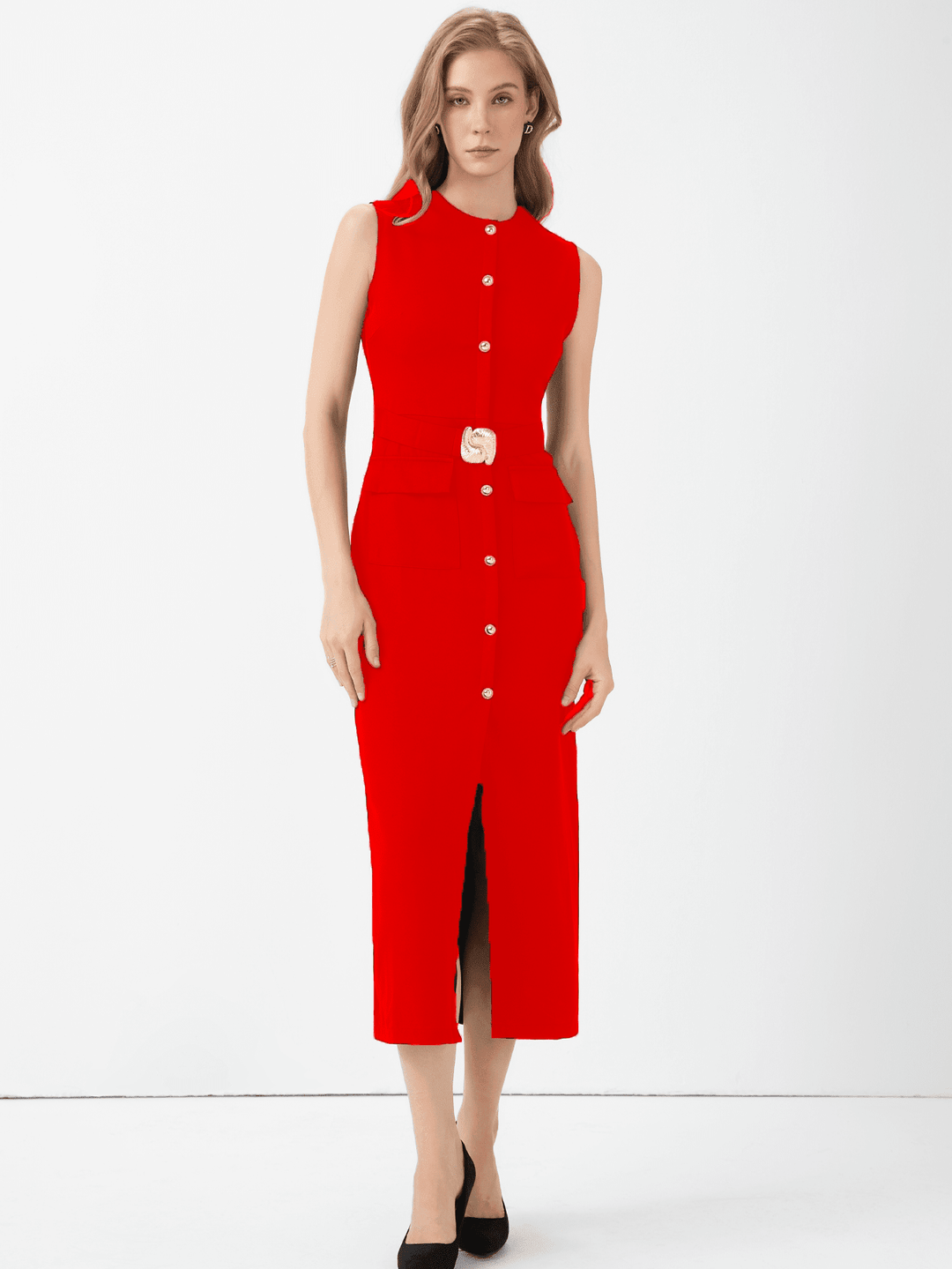Rochie maxi SHEIN, roșu