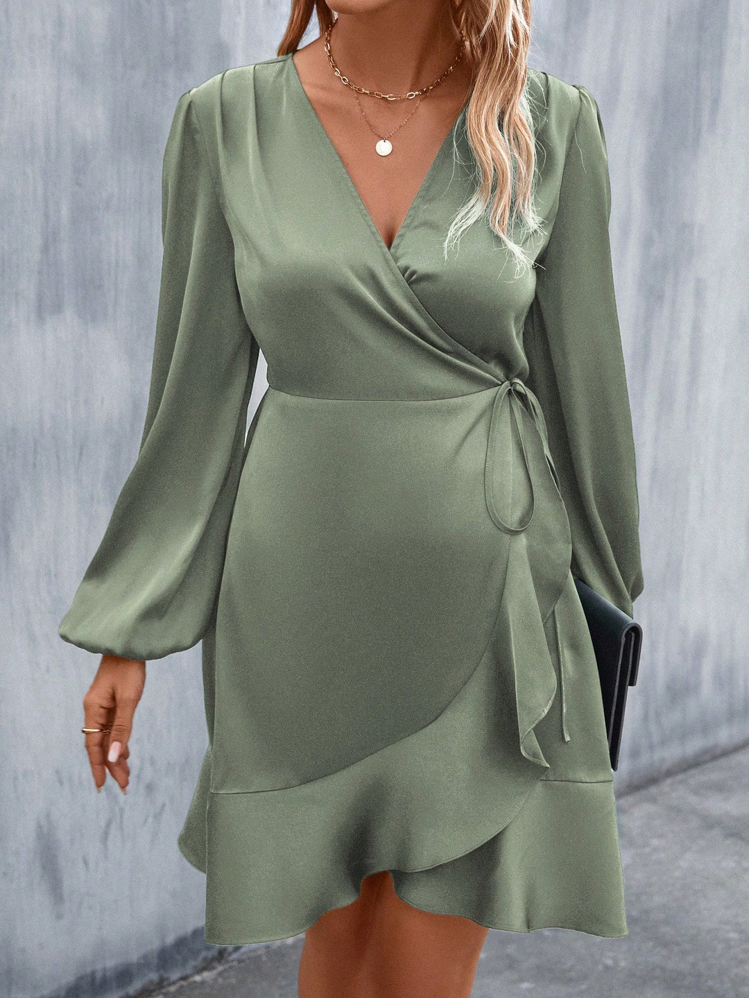 SHEIN mini ruha, zöld