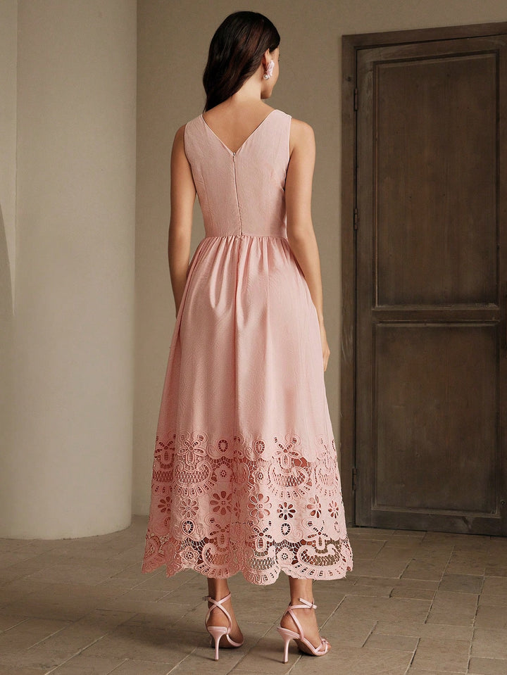SHEIN maxi ruha, rózsaszín