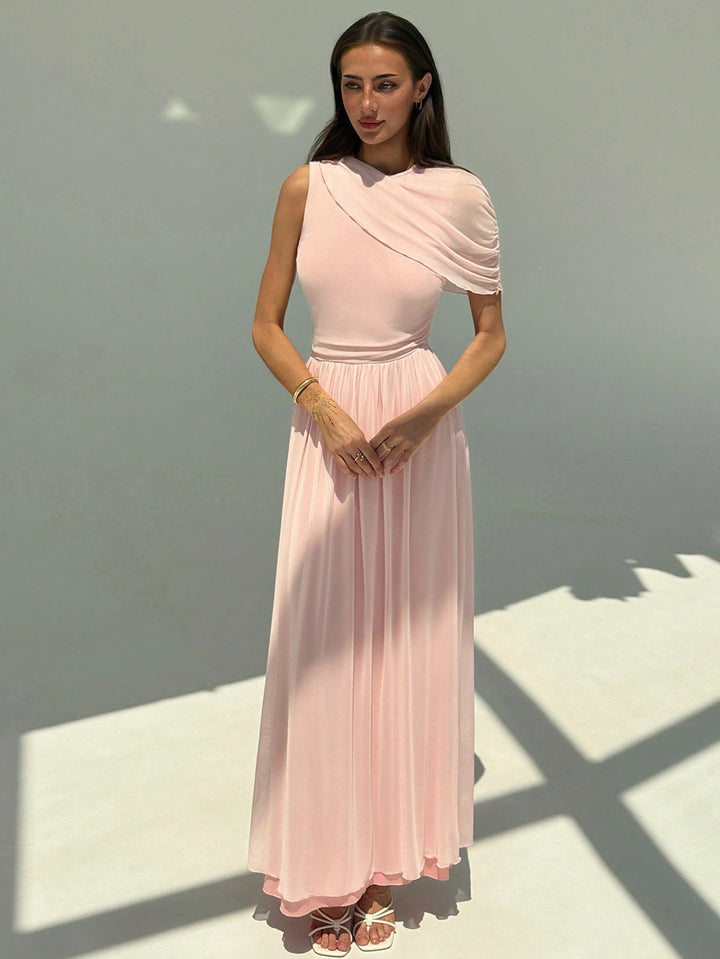 SHEIN maxi ruha, rózsaszín