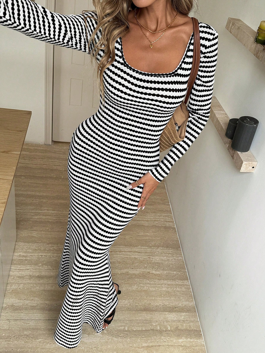 Rochie maxi SHEIN, negru