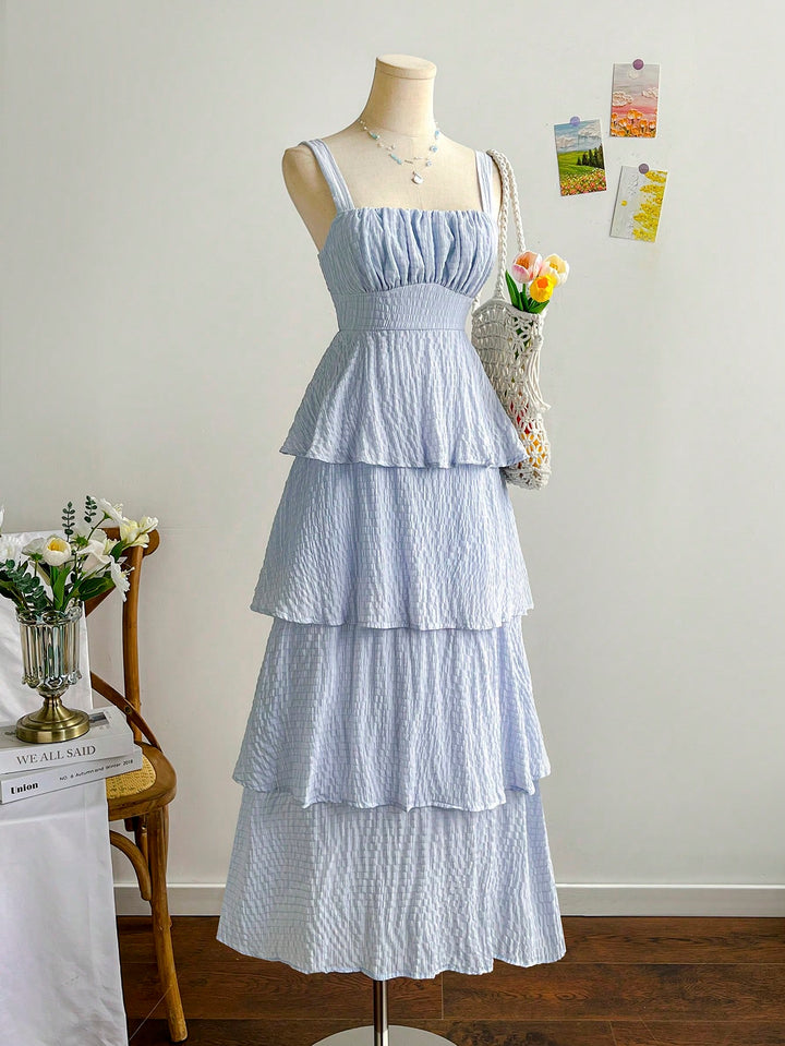 Rochie maxi SHEIN, albastru