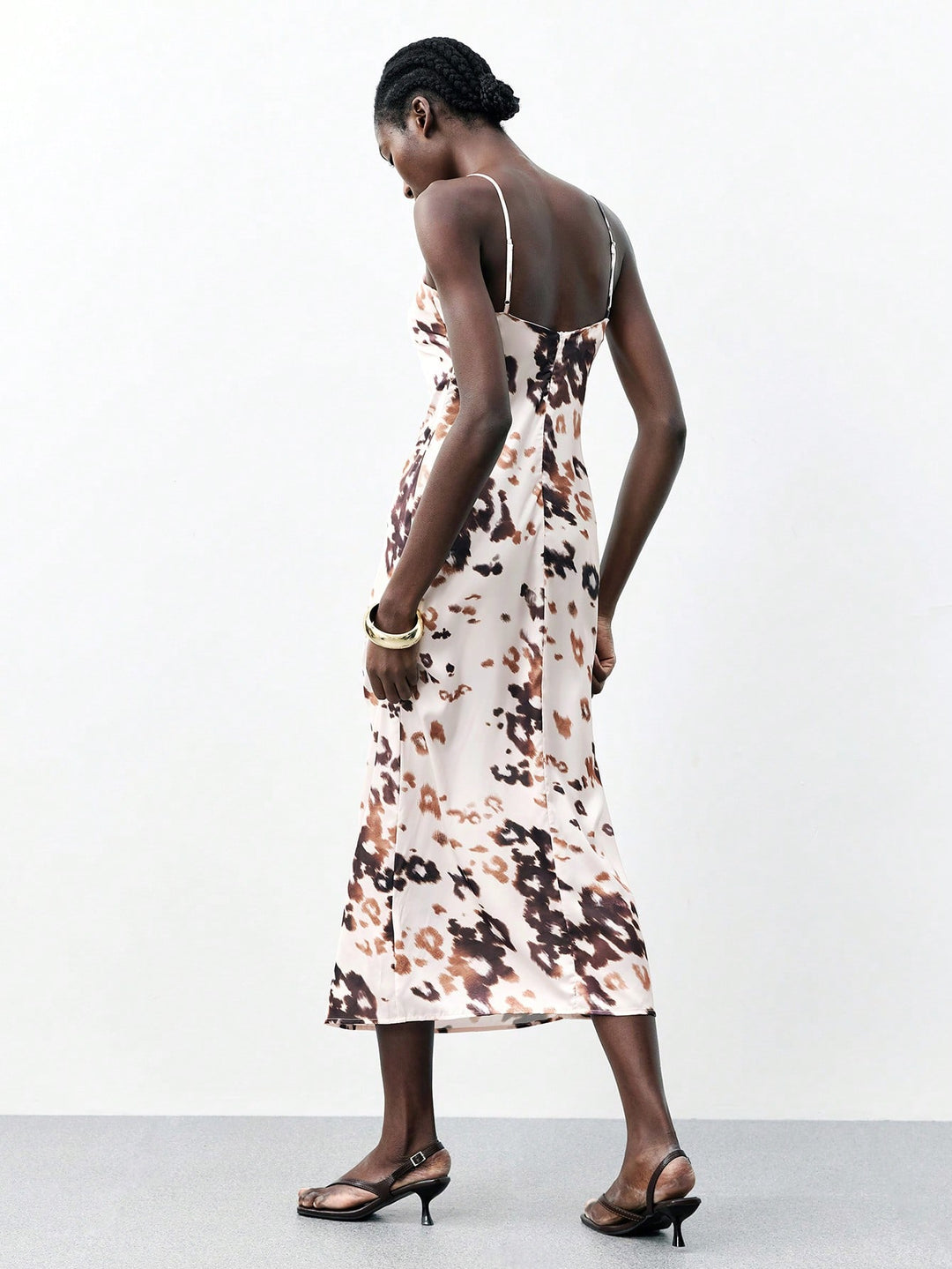 Rochie maxi SHEIN, bej