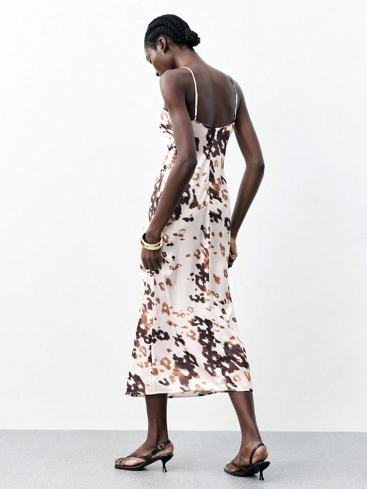 Rochie maxi SHEIN, bej
