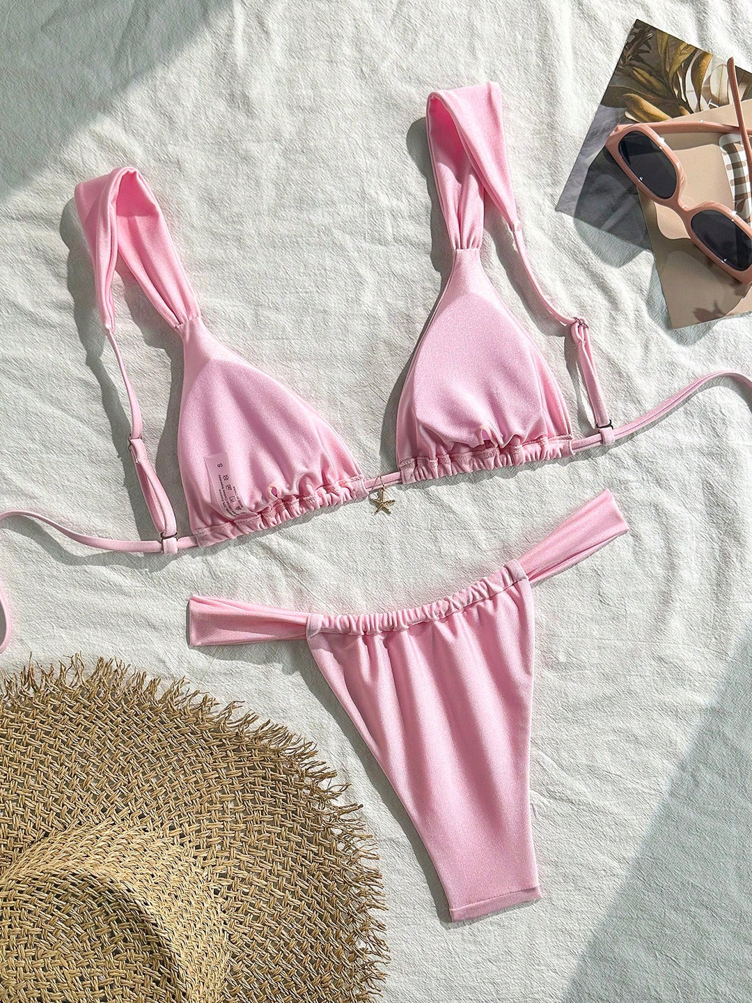 Costum de baie SHEIN, roz