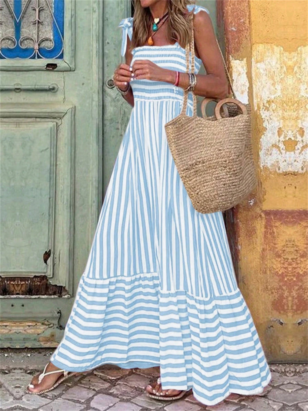 Rochie maxi SHEIN, mix culori