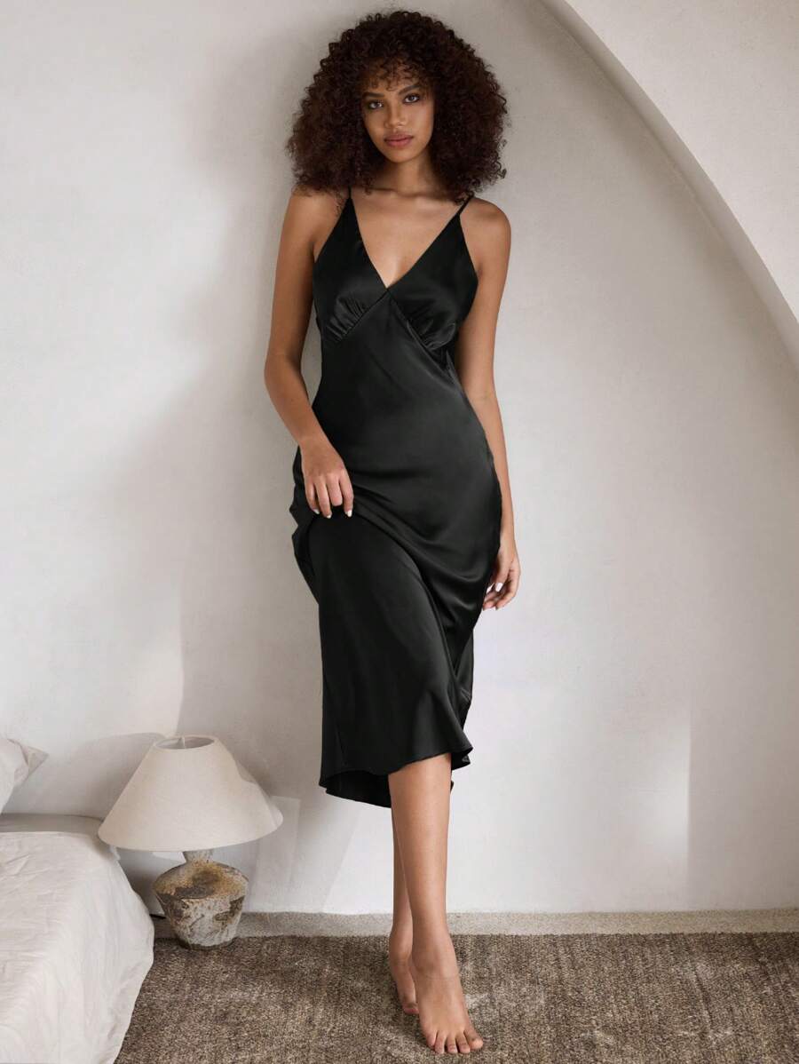 Rochie de noapte SHEIN, negru