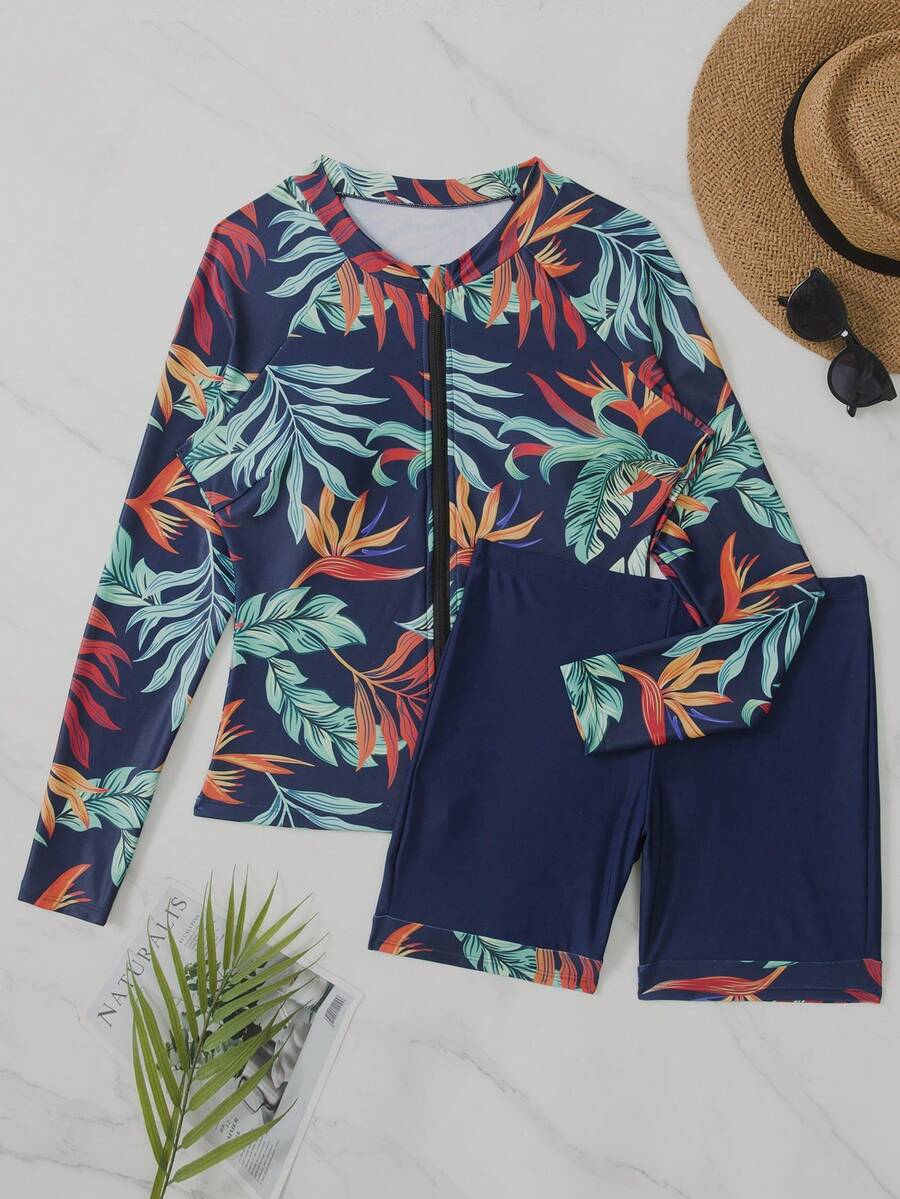 Costum de baie SHEIN, mix culori