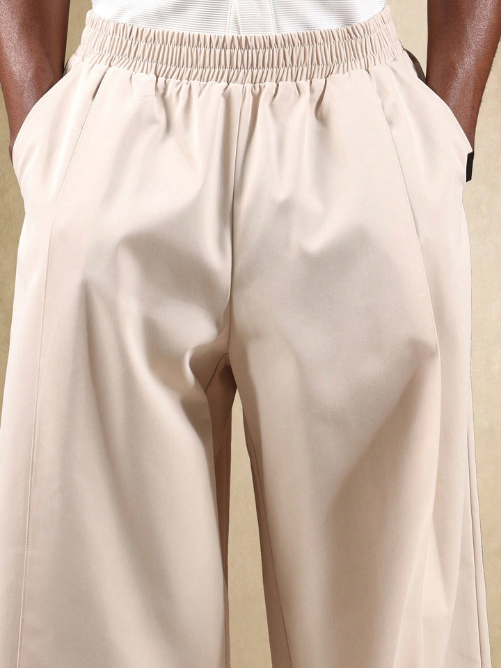Pantaloni SHEIN, crem