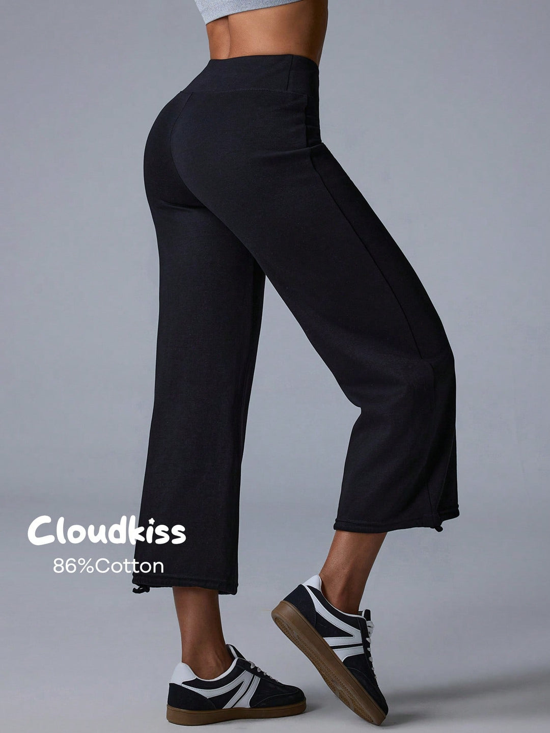 Pantaloni SHEIN, negru
