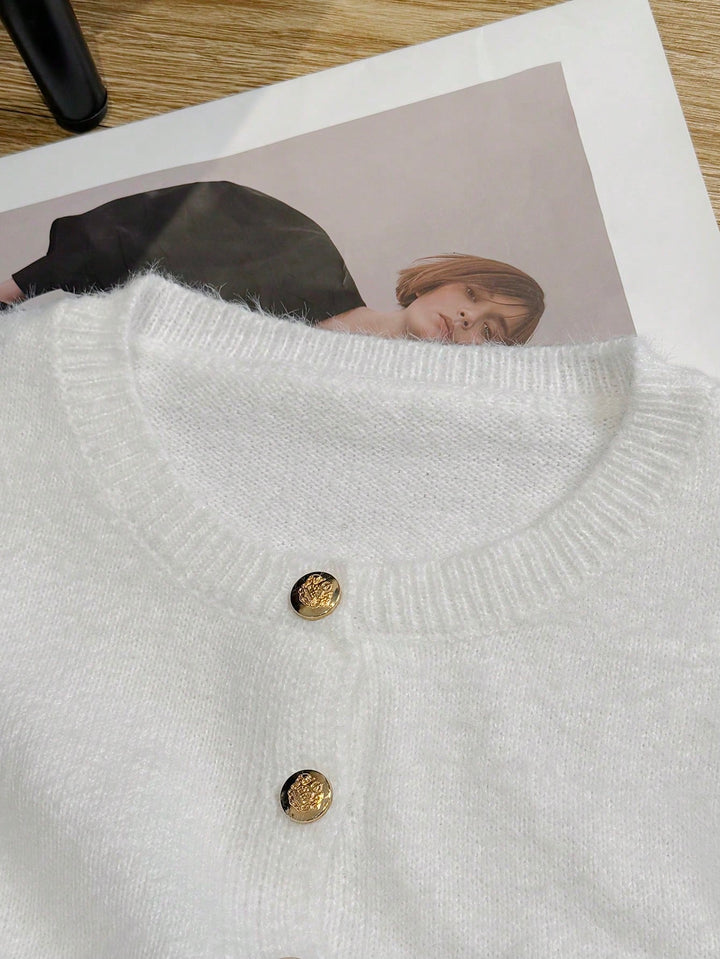 Cardigan SHEIN, alb