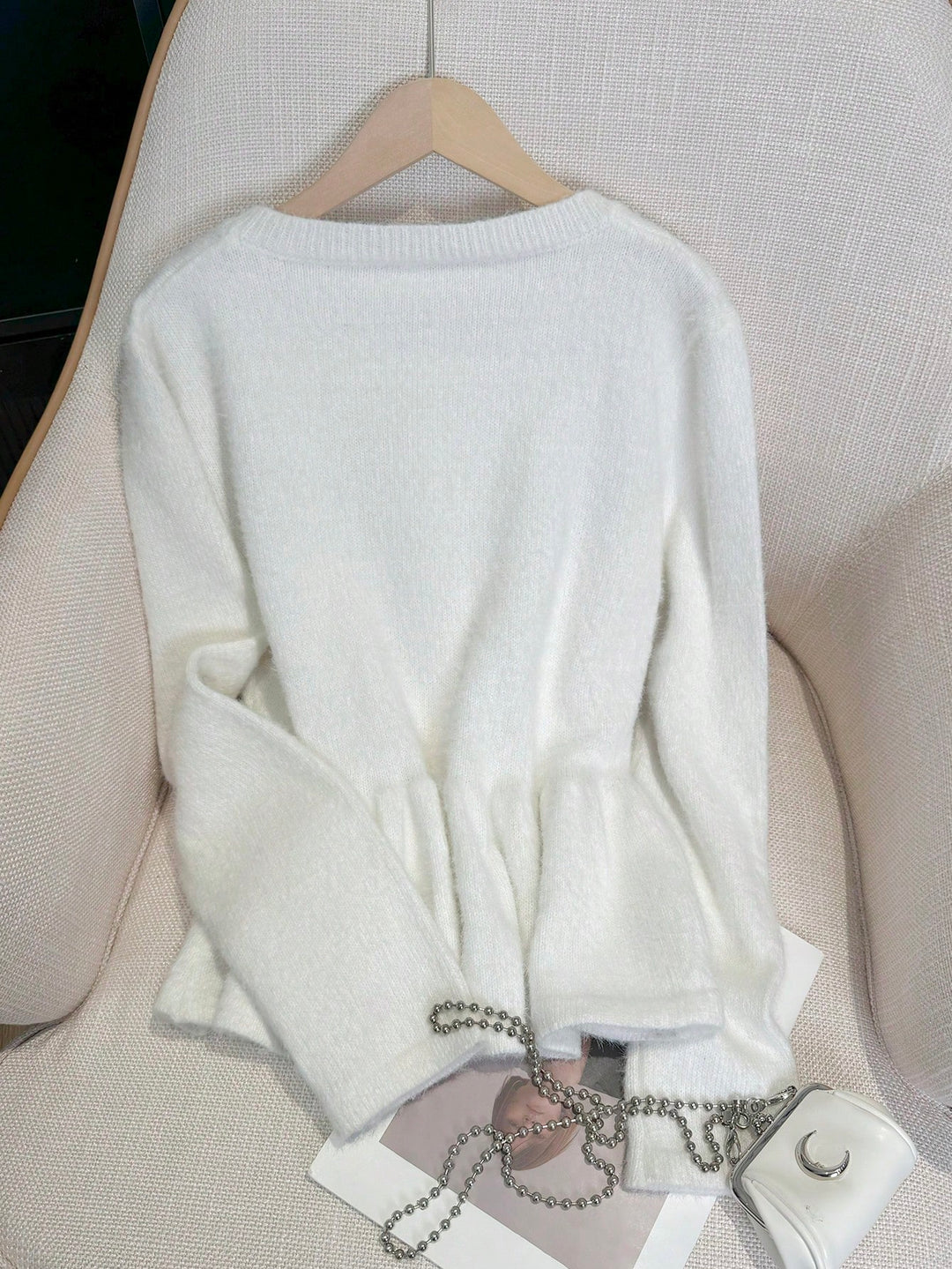 Cardigan SHEIN, alb