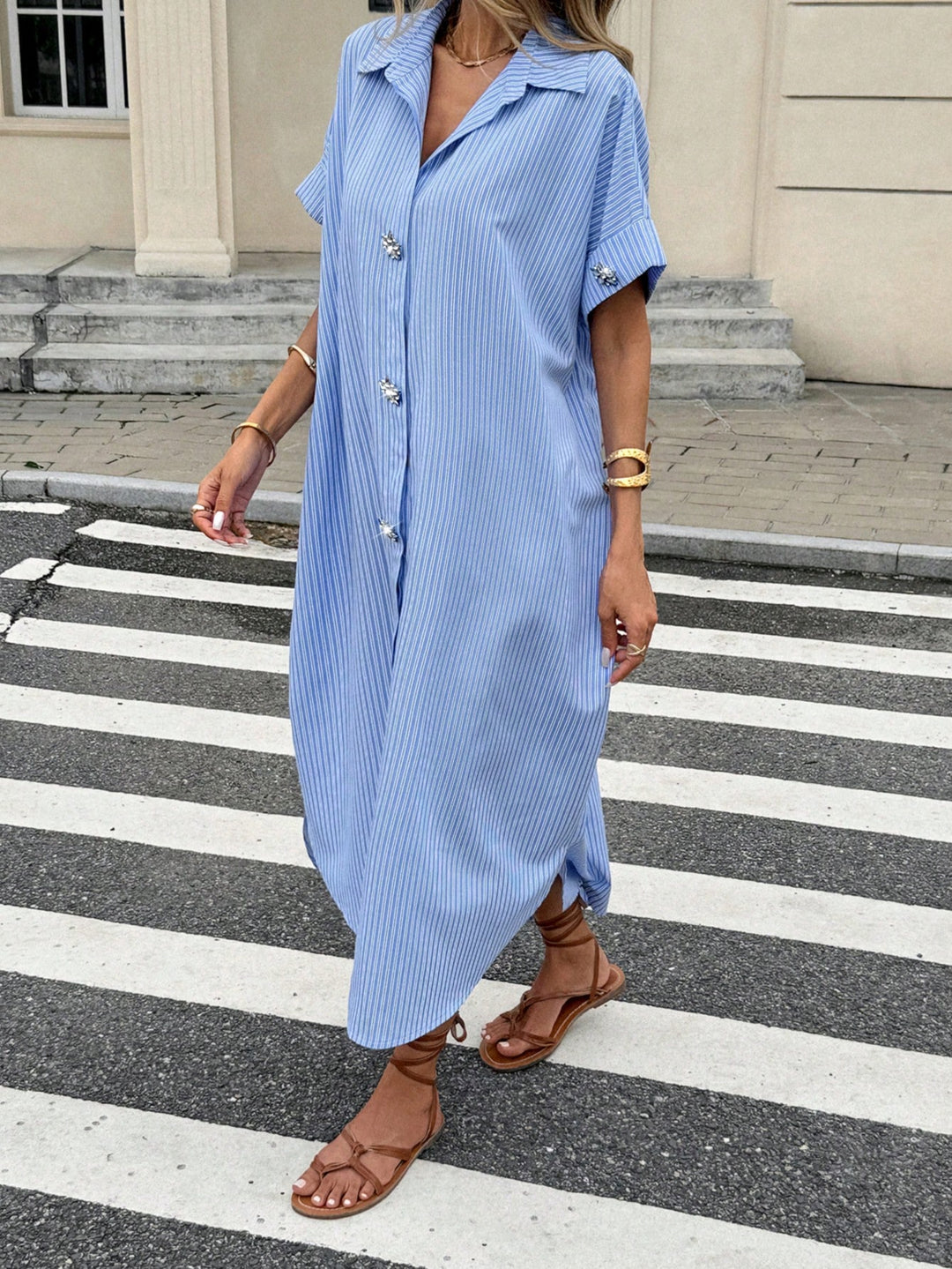 Rochie midi SHEIN, albastru
