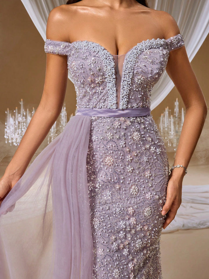 Rochie de ocazie SHEIN, mov