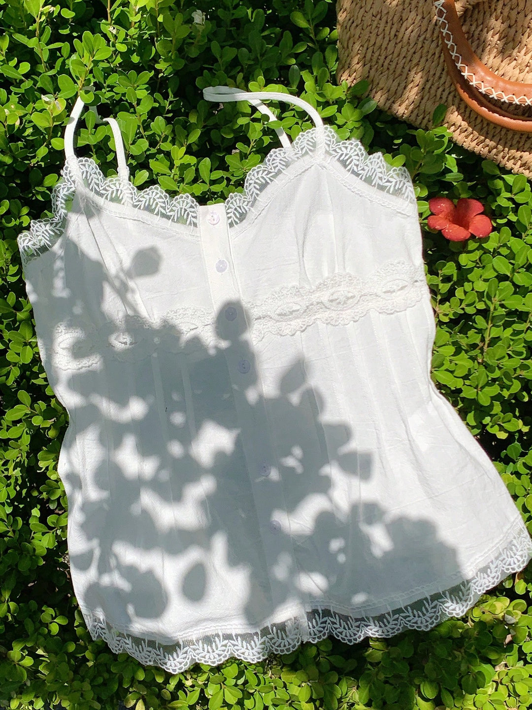 Fehér SHEIN top