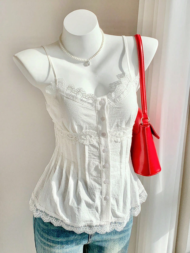 Fehér SHEIN top
