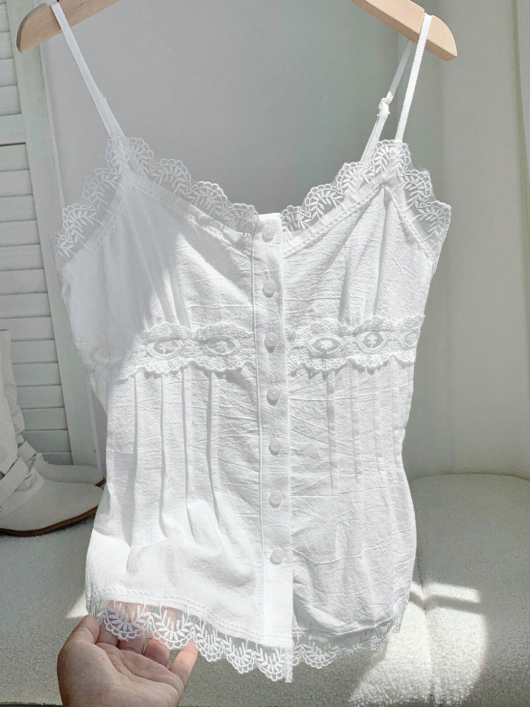 Fehér SHEIN top