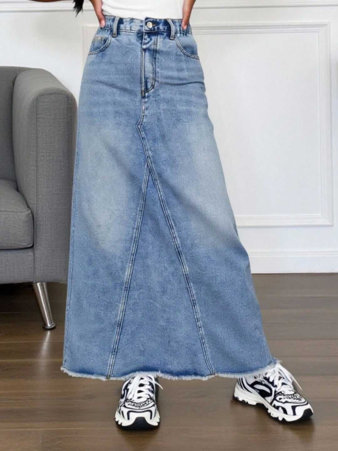 SHEIN maxi szoknya, kék