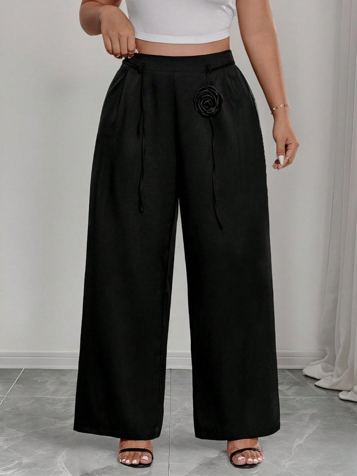 Pantaloni SHEIN, negru