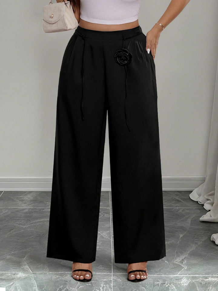 Pantaloni SHEIN, negru