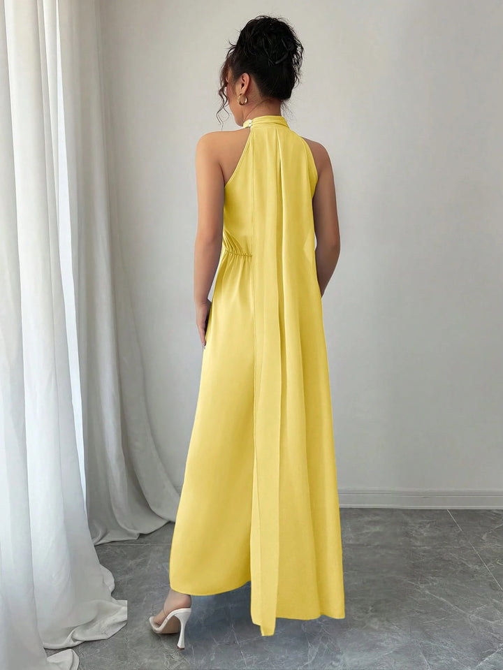 SHEIN maxi ruha, sárga