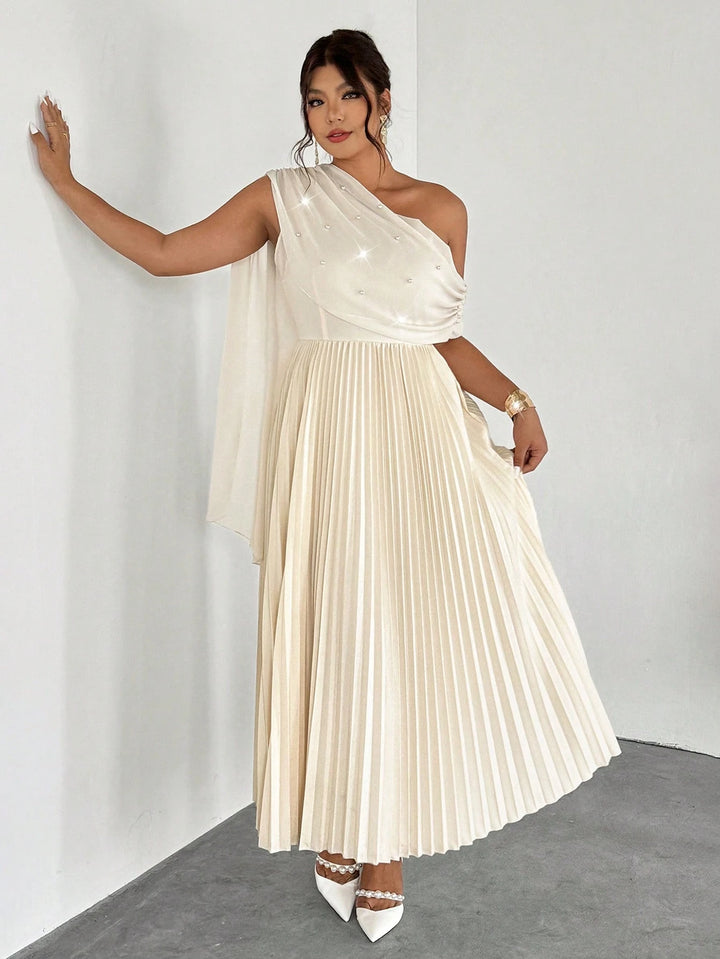 Rochie maxi SHEIN, crem