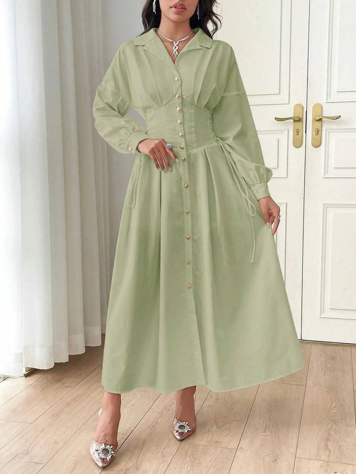 Rochie maxi SHEIN, verde