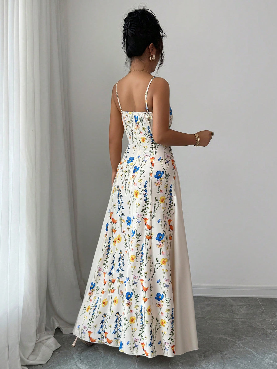 Rochie maxi SHEIN, mix culori