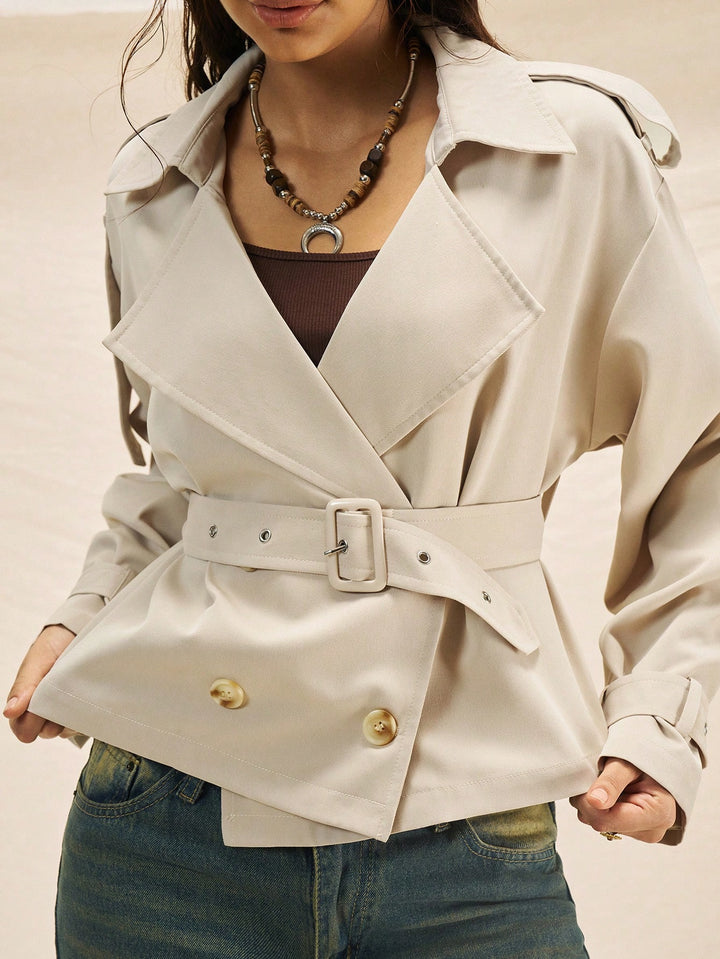 Trench SHEIN, kaki