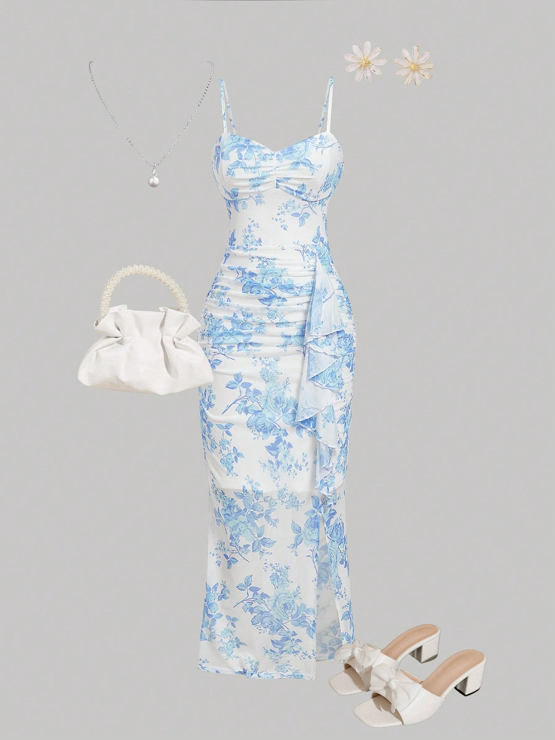 Rochie SHEIN, mix culori