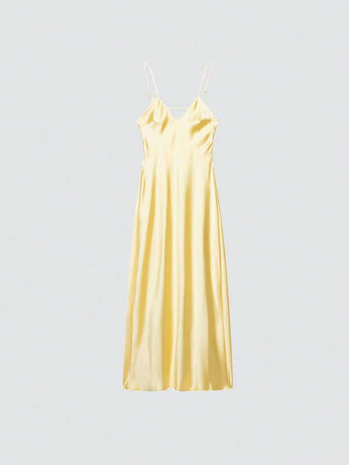 Rochie maxi SHEIN, galben