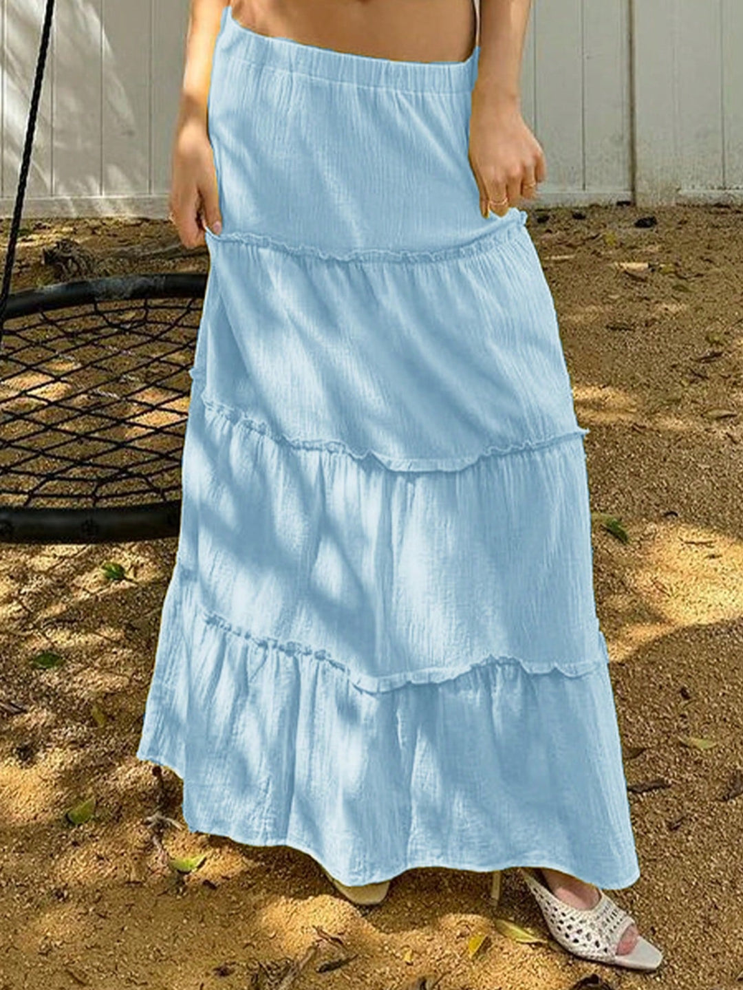 Fustă maxi SHEIN, albastru
