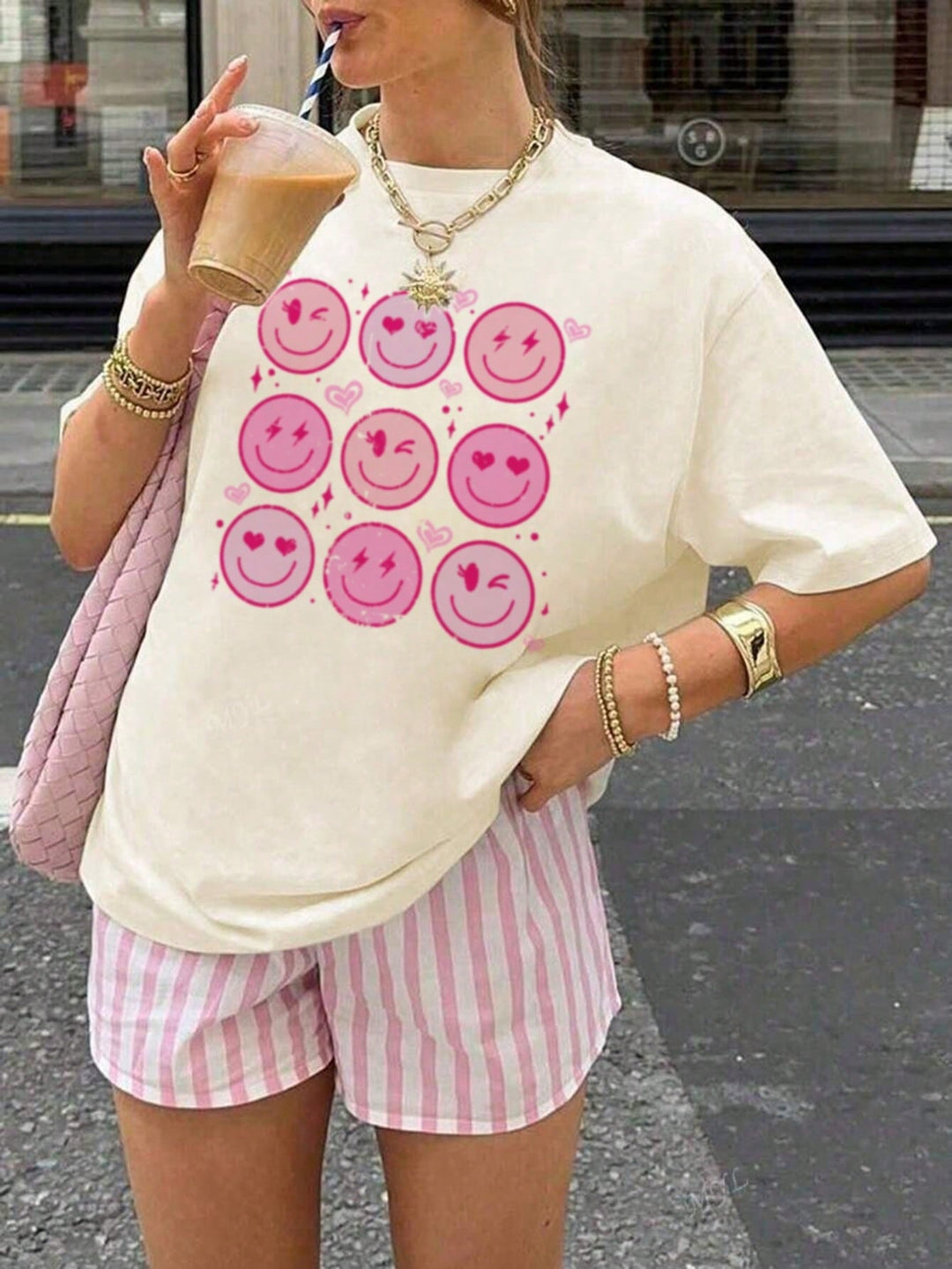 Tricou SHEIN, bej