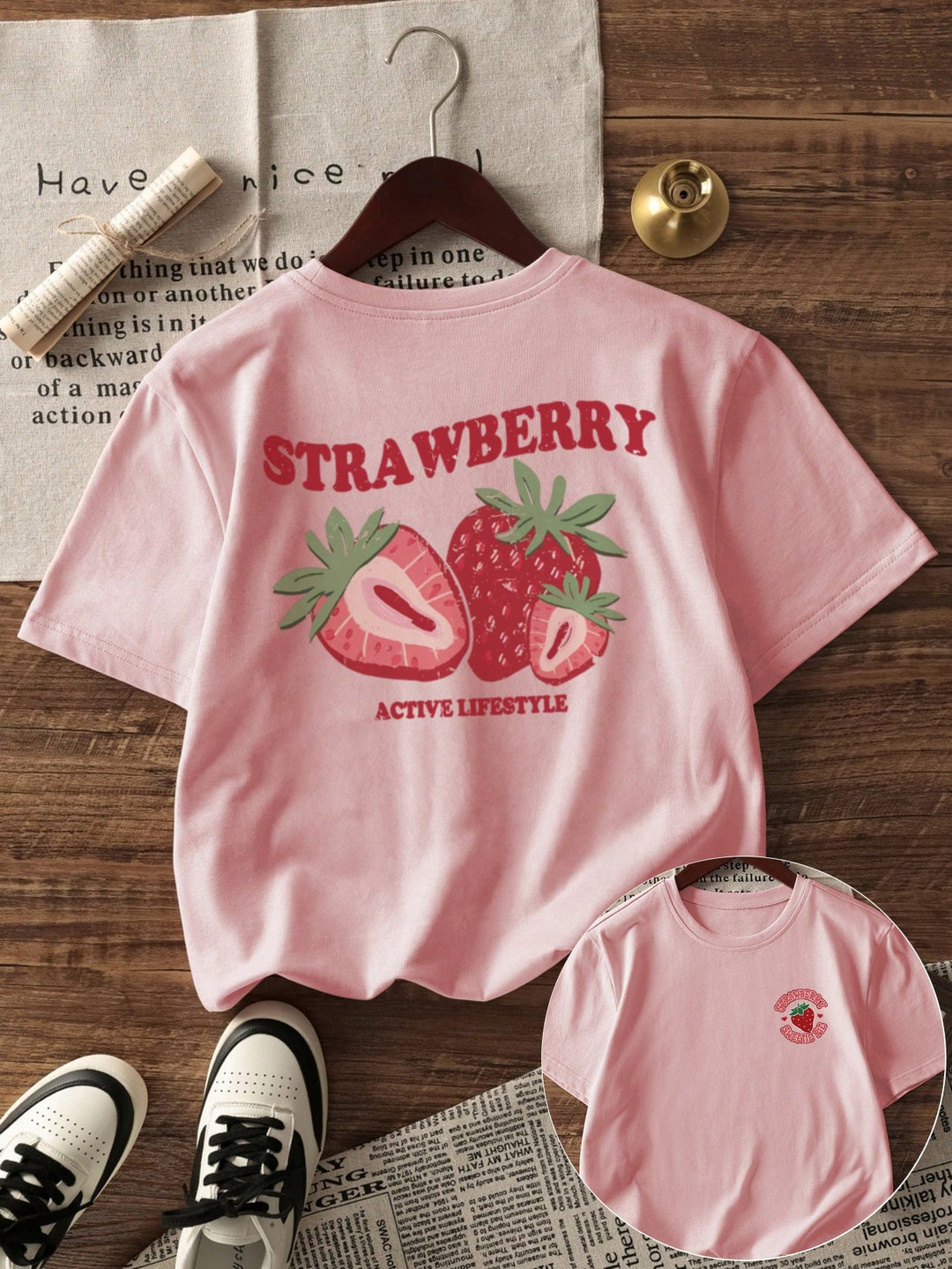 Tricou SHEIN, roz