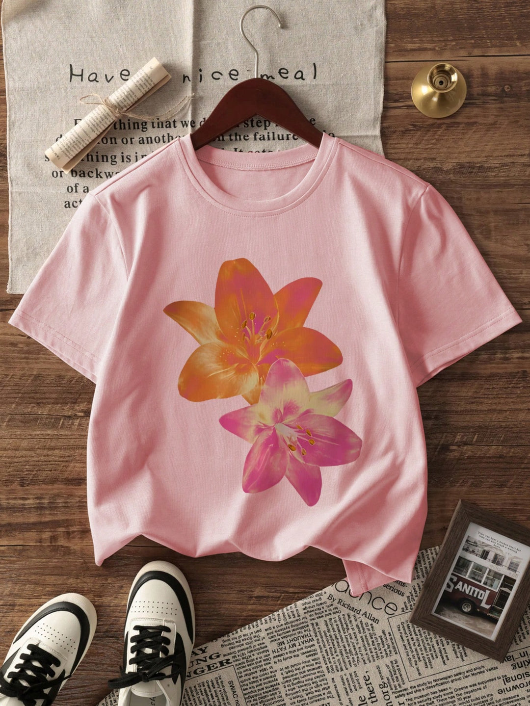 Tricou SHEIN, roz
