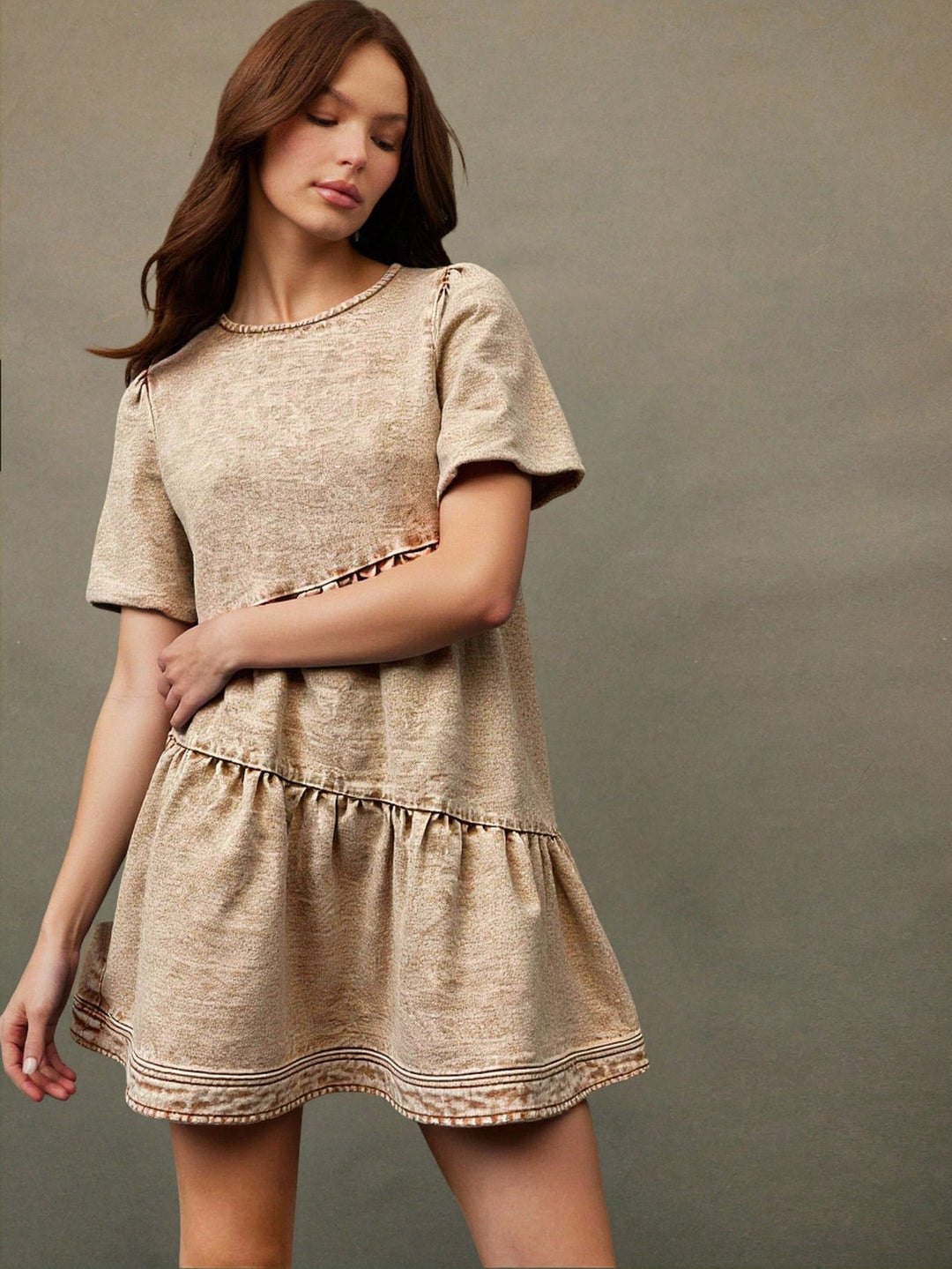 Rochie SHEIN, kaki