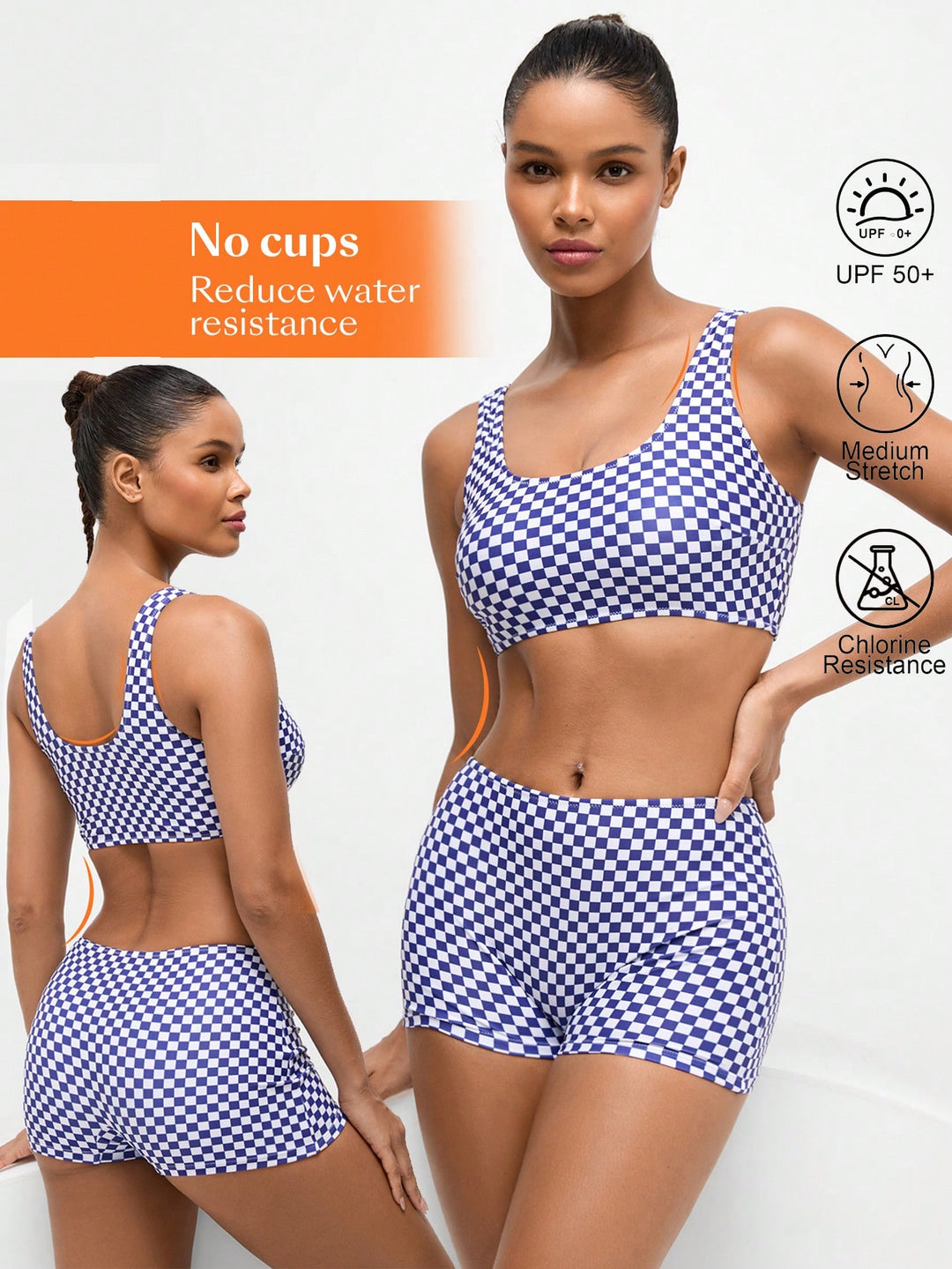 Costum de baie SHEIN, mix culori