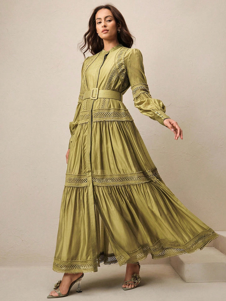 Rochie maxi SHEIN, verde