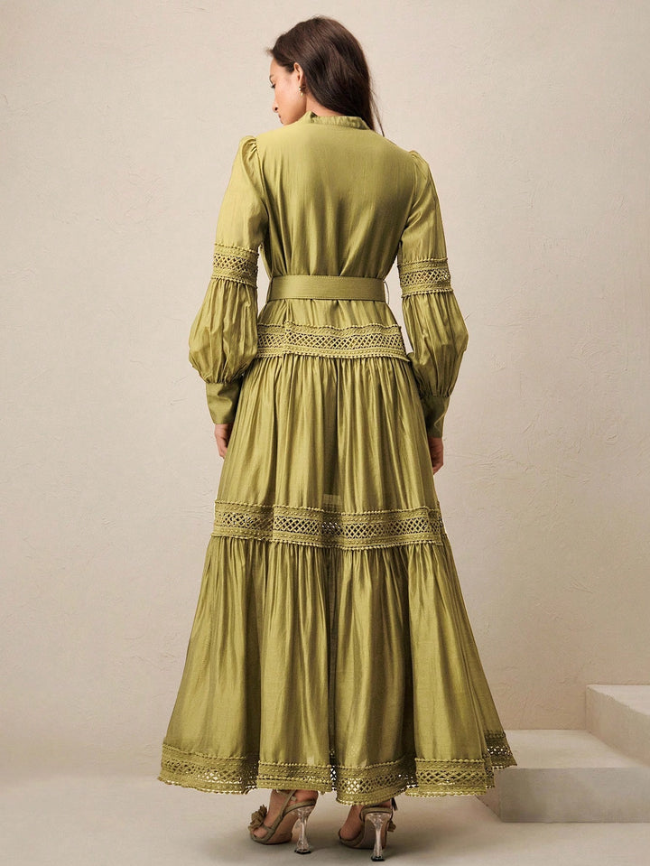 Rochie maxi SHEIN, verde