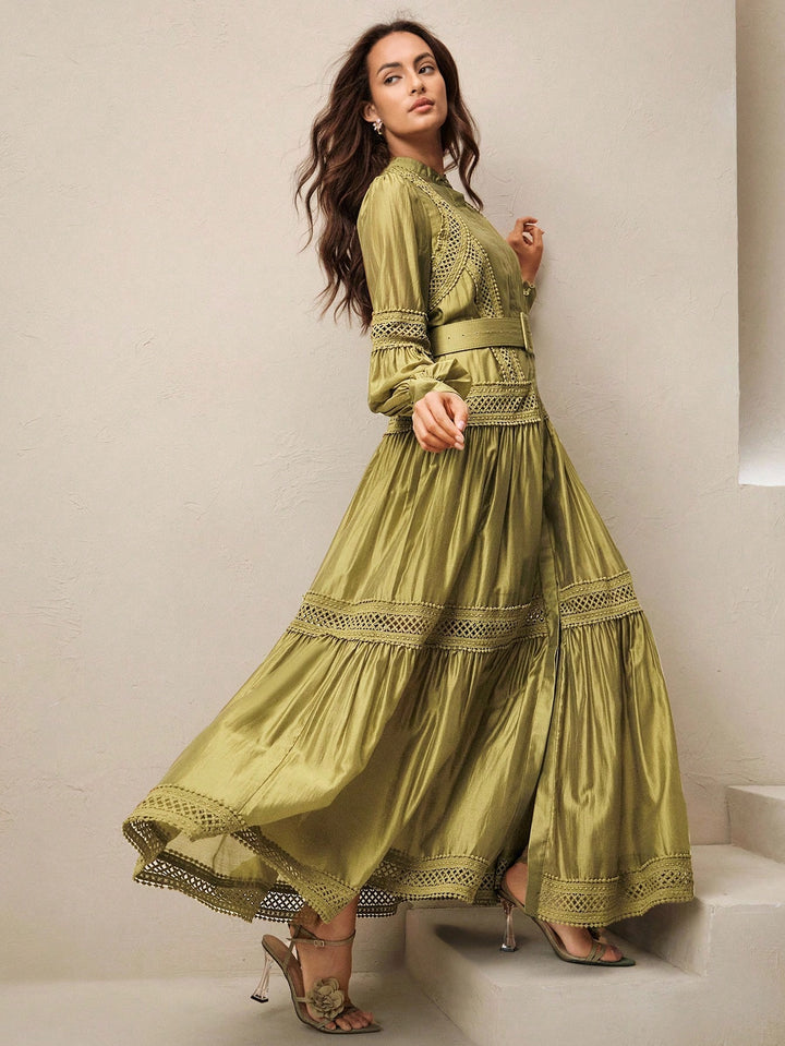 Rochie maxi SHEIN, verde