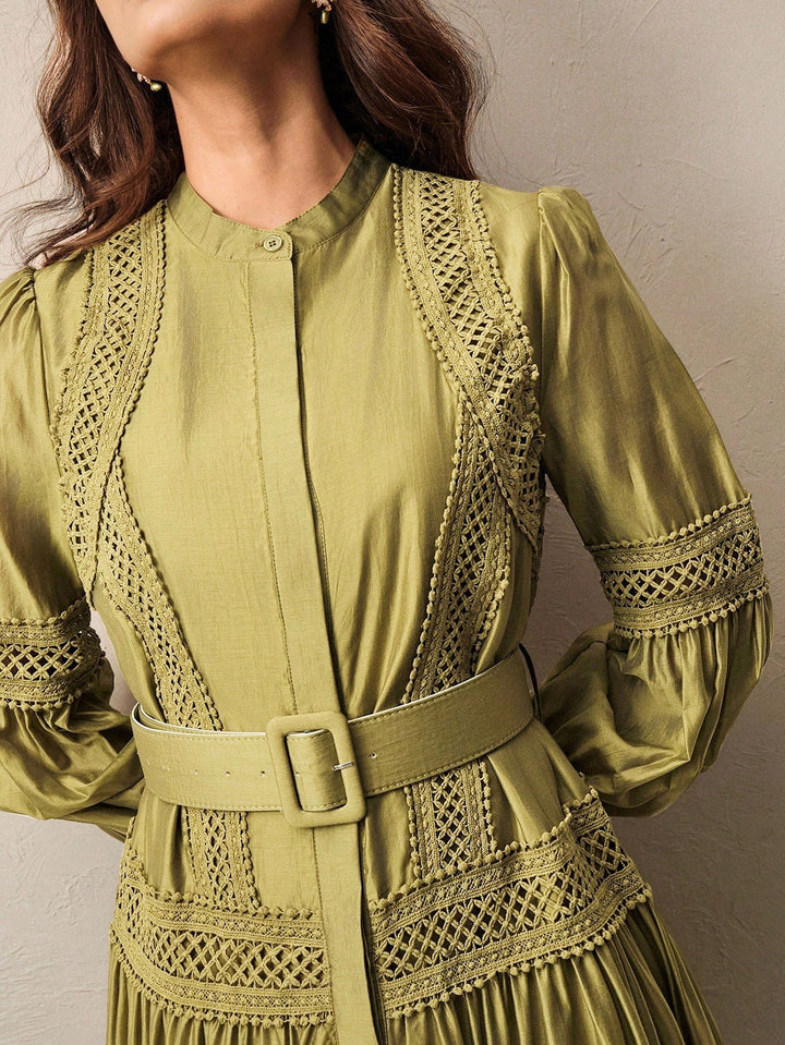 Rochie maxi SHEIN, verde