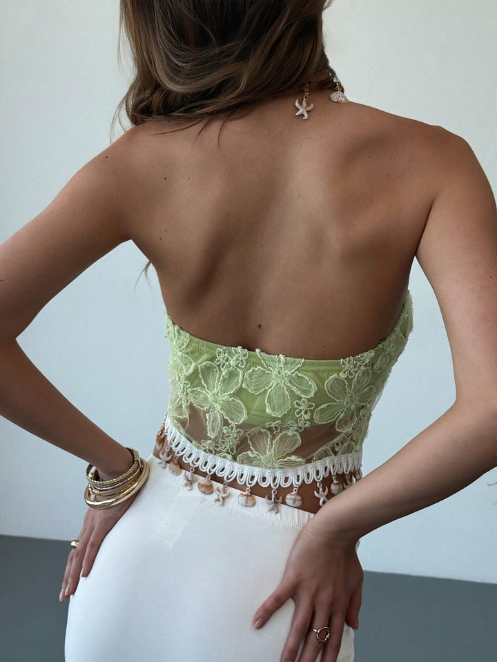 Top SHEIN, verde