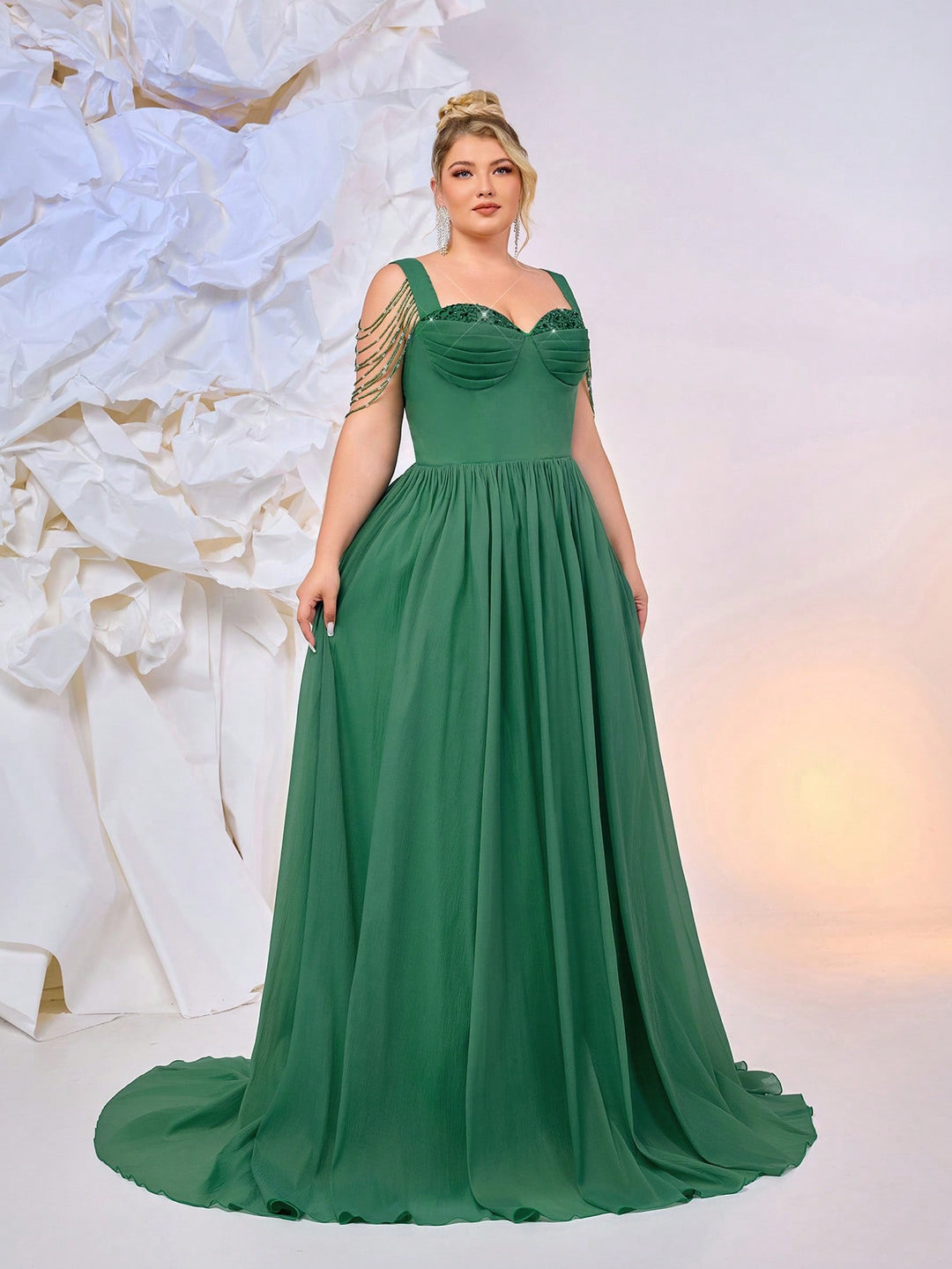 Rochie SHEIN, verde