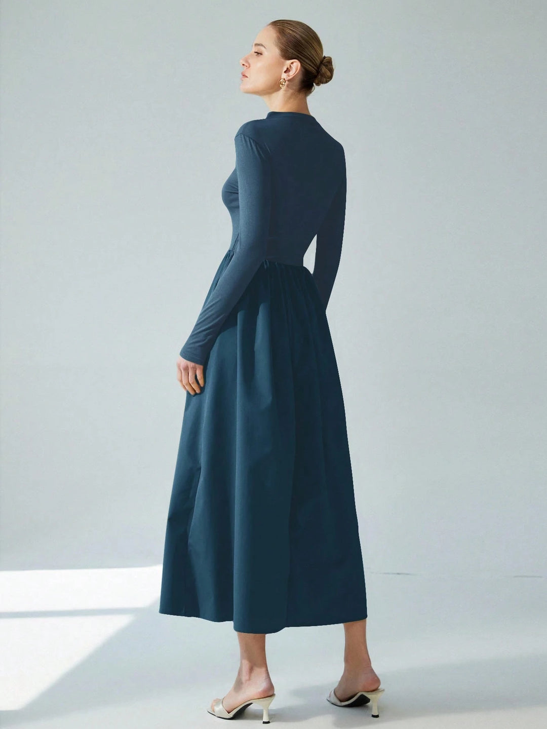 Rochie maxi SHEIN, albastru
