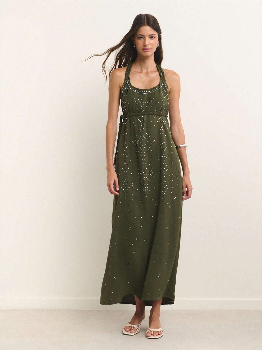 Rochie maxi SHEIN, maro