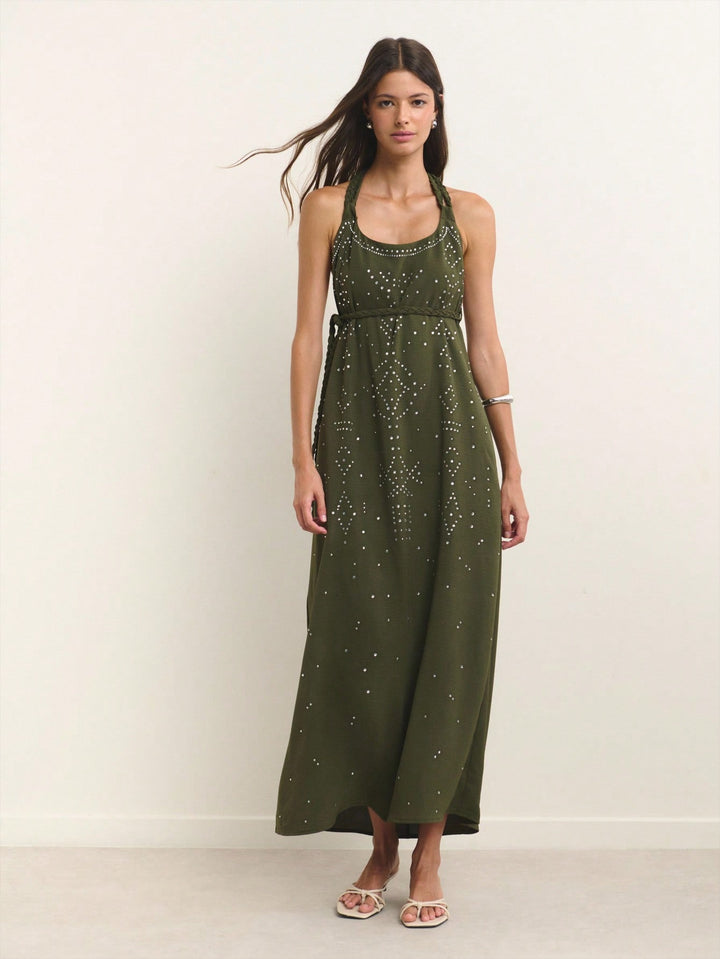 Rochie maxi SHEIN, maro