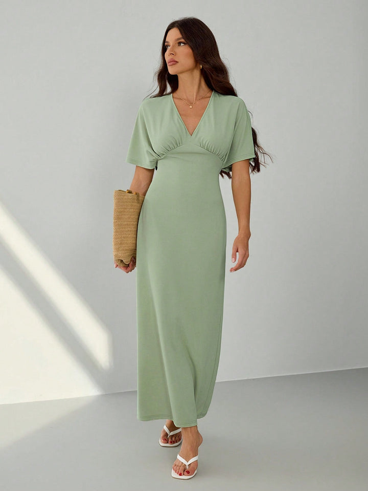 Rochie maxi SHEIN, verde