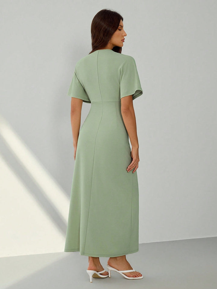 Rochie maxi SHEIN, verde